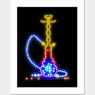 Neon LED Shisha Posters and Art